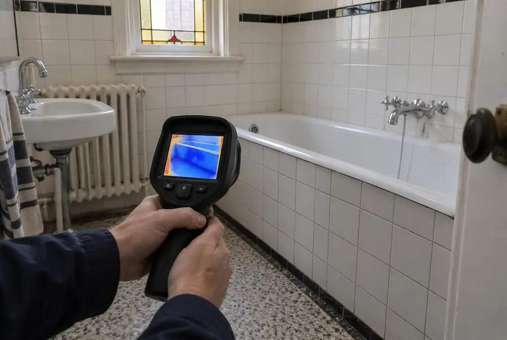 Lekdetectie Dalfsen – onderzoek in een badkamer van een oudere woning