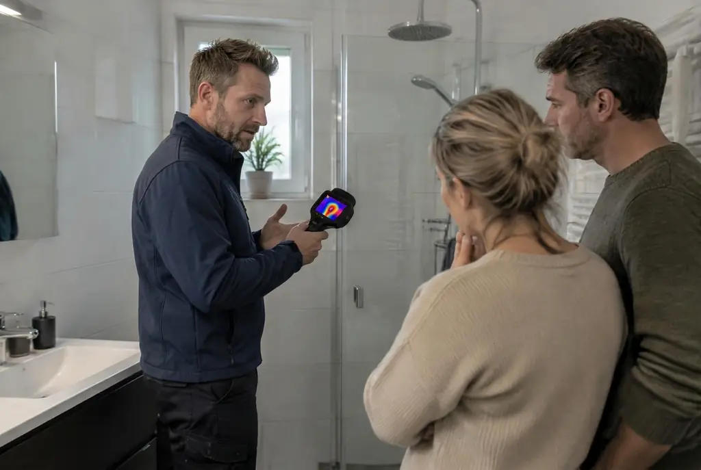 Lekdetectie Dalfsen – specialist legt bevindingen uit aan bewoner