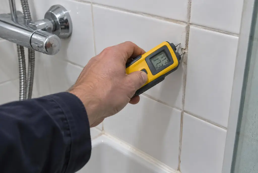 Lekdetectie Dalfsen – vochtmeter op badkamertegels bij de douche